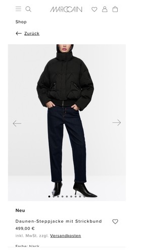 Marc cain daunen steppjacke - cain,