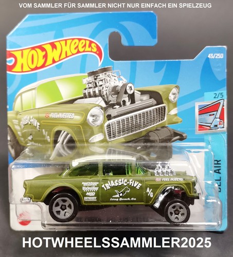 Hot wheels 1955 chevy bel - chevy, air