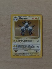 Pokémon Karte/card - Magneton 9/102 - Base Set Holo - Rare