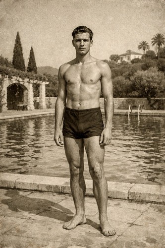 Mann vintage retro foto - mann,
