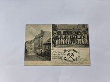 AK Freiberg - Herzliches Glück Auf , Bergschüler in Paradepracht  - 1906