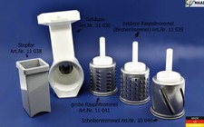 ERSATZ RASPEL KITCHENAID MESSERSCHMIDT TROMMEL ERSATZTEILE SPARE STOPFER SCHUTZ