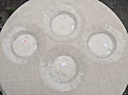 Teller aus glas mit - teller,