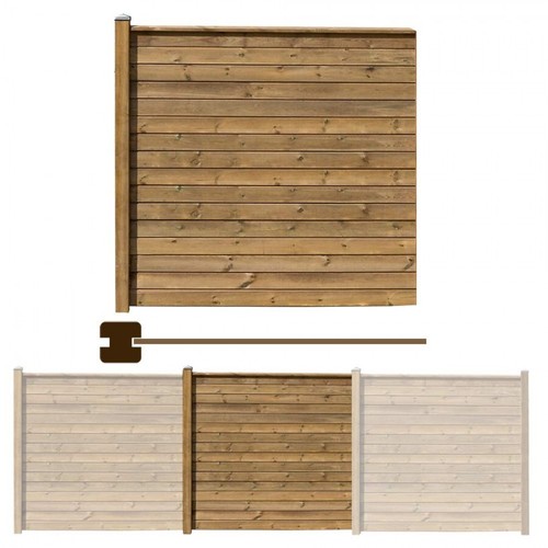 Anbauwand flex gerade mit 1x - gerade,