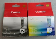 2 Canon PGI-35 Black CLI-36 Color Pixma für ip100,ip110,mini260,TR150