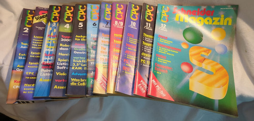 Cpc schneider magazin - cpc, jahrgang