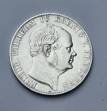 Preussen Ein Vereinsthaler 1860 A; Friedrich Wilhelm IV; König von Preussen