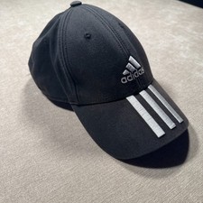 Adidas Basecap Cap OSFM Schwarz Grau Streifen Logo Sport Baseballmütze Unisex