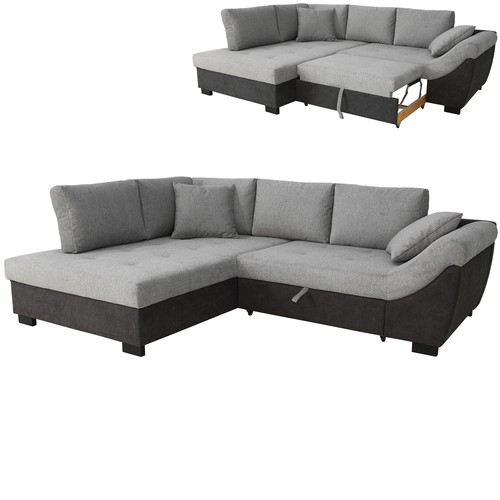 Ecksofa graphite grey - graphite-grey,
