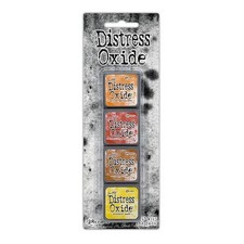 Tim Holtz Distress Mini Oxide Stempelkissen 4 Stück - Set #2