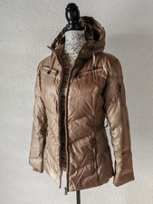 Damen Daunenjacke Daunenmantel 36 Winterjacke Taupe mit Kapuze