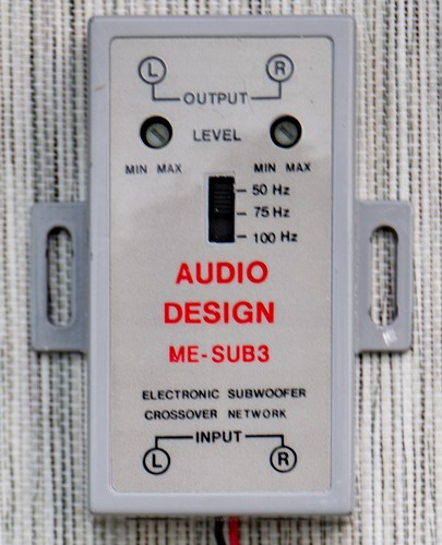 Audio design sub3 - design, me-sub3