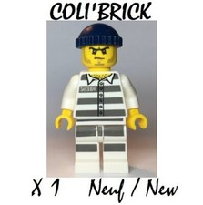 Lego City Minifiguren Cty1127 - Jail Prisoner 50380 Prison Stripes - 60246 NEU