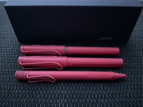 Lamy safari schreibset hellrot - schreibset,