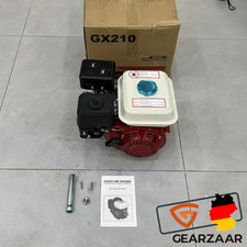 7 PS Benzinmotor Kartmotor Standmotor 4-Takt-OHV-Motor 20 mm Ø Welle 212 ccm CE