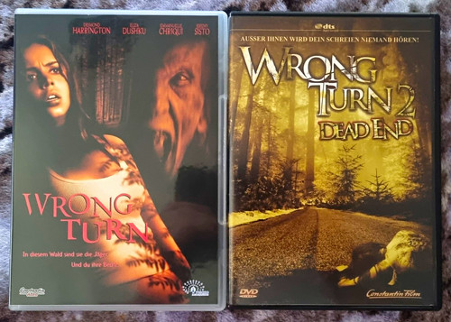Wrong turn dvd - 1+2,