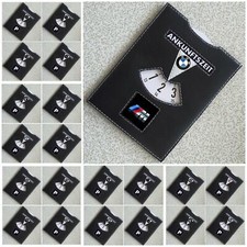 Leder Luxus Parkscheibe mit Auto Logo Parkuhr Kurzparkzone Parkzone ⭐⭐⭐⭐⭐