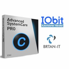 IObit Advanced SystemCare 19 PRO für 3 PC - Updates für 1 Jahr -Dauerlizenz-