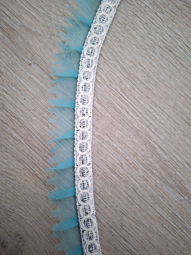 Gerüschter spitzenband - gerüschter,