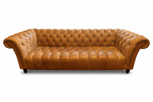 Chesterfield couch aus leder - chesterfield,