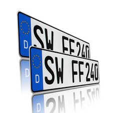 2 Kfz Kennzeichen | 520x110mm