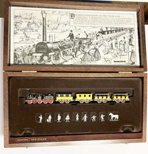 Minitrix "Der Adler" 1010 in Holzbox mit Zinnfiguren 150 Jahre Spur N