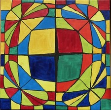 "Hyperbel" - 50 x 50 cm - 2026