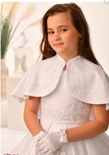 Kommunionkleid weiß Satin