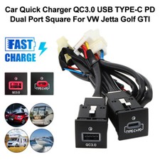 Car Dual USB QC3.0 + USB-C PD