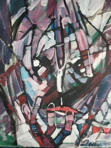ölbild abstrakt gemälde - Ölbild,
