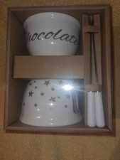 Schokoladen fondue nie benutzt - fondue,