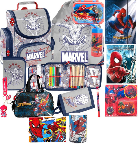 Spider man schulranzen set - spider-man,