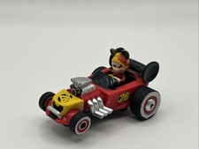 Mickey's Hot Doggin' Hot Rod Carrera Bahn Auto 1742 Mickey Maus Disney