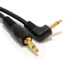 Rechter Winkel MONO 3,5mm Klinkenstecker Zu 3,5mm Klinkenstecker Kabel 1m
