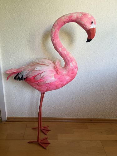 Flamingo rosa weiß 93cn - , höhe