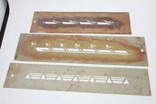 3x Wandschablonen Malerschablonen Bordürenschablone Schablonen Musterschablonen