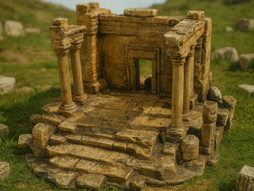 Alter tempel deko gelände - deko, |