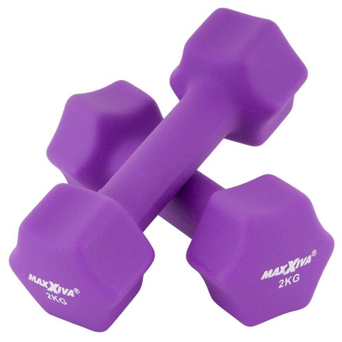 Maxxiva hantel set - maxxiva, lila