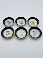 Meissen schälchen blumen - 6x,