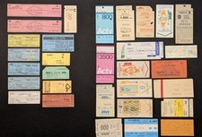30x alte ÖPNV Nahverkehr Fahrkarten Fahrscheine Tickets EU Italien&  Frankreich