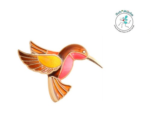 Brosche kolibri vogel - brosche, exotisch