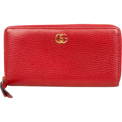 Gucci grained leather - leather, gg
