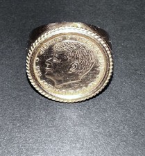 John F. Kennedy Erinnerungsring – 585er Gold – ca. 9,5 g – Ringweite 62