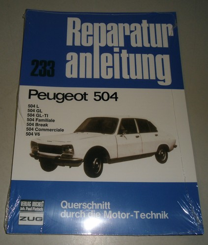 Reparaturanleitung peugeot 504 - peugeot,