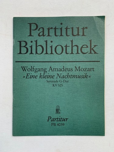Noten mozart eine kleine - ., mozart.