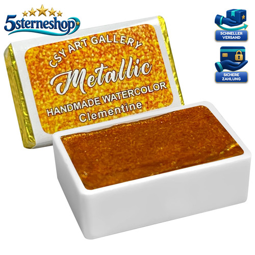 Aquarellfarben set metallic - aquarellfarben-set,
