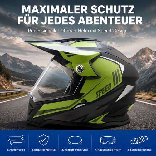 Racing quad helme crosshelm - quad,
