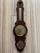FISCHER WETTERSTATION AUS HOLZ Barometer/Thermometer/Hygrometer