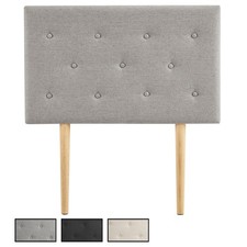 Bettkopfteil , gepolstertes Headboard mit Zierknöpfen Wandpolster Rückwand