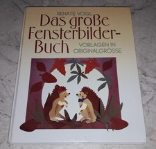 Das große Fensterbilder-Buch + Vorlagen Bastel-Ideen Ostern Weihnachten Märchen